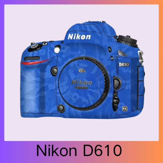 Corpo da Nikon D610  - Pele câmera, adesivo câmera - com alta resistência a arranhões, à prova d'água e com design elegante.